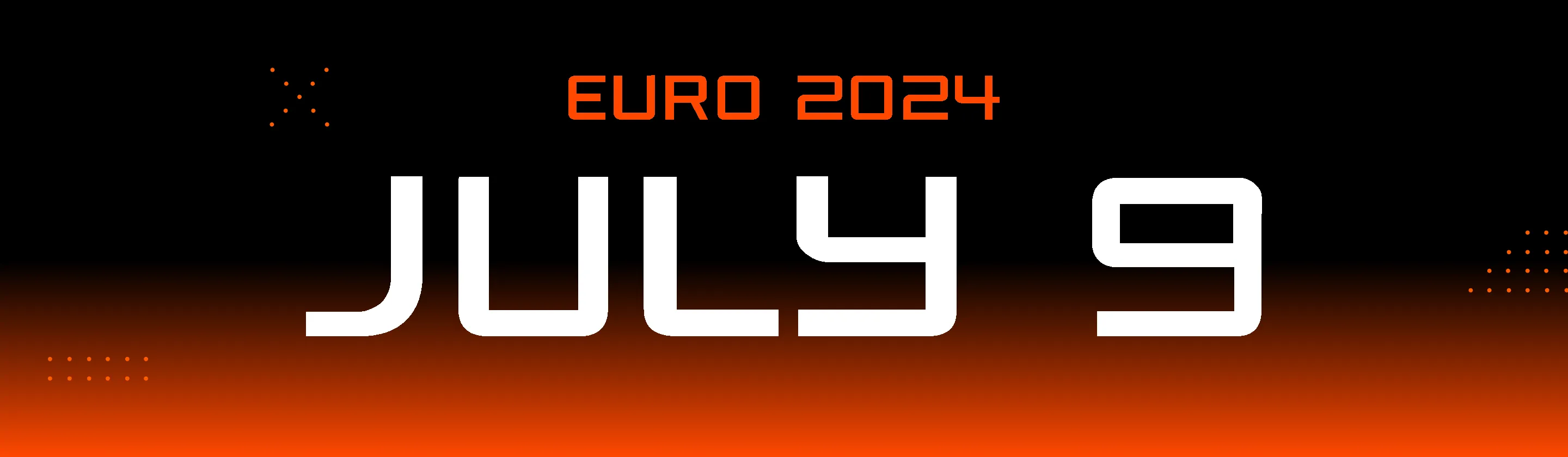 EURO 2024. Knockout Stage. July 9
