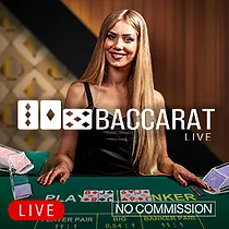 Live No Commission Baccarat